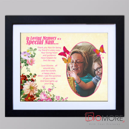Special Nan Memorial Framed Print