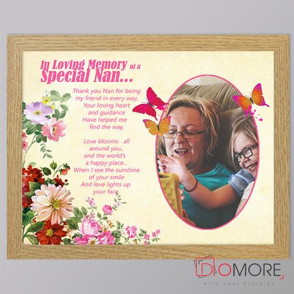 Special Nan Memorial Framed Print