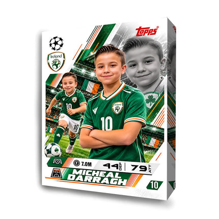 Topps Ultimate Personalised Match Attax Card 26-27 Wall Art