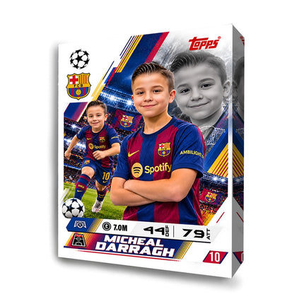Topps Ultimate Personalised Match Attax Card 26-27 Wall Art