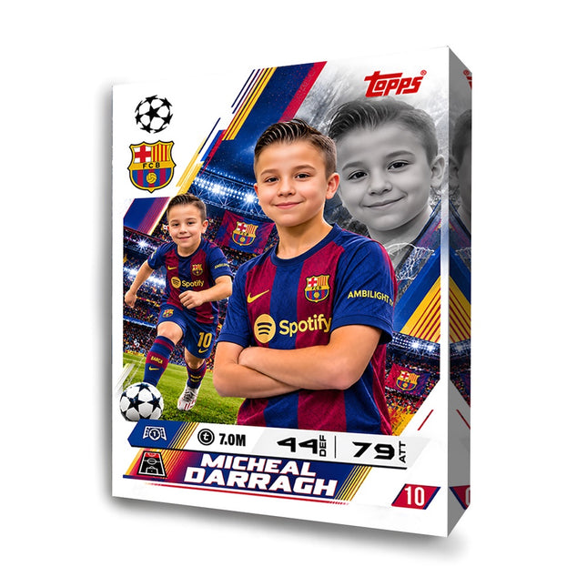 Topps Ultimate Personalised Match Attax Card 26-27 Wall Art
