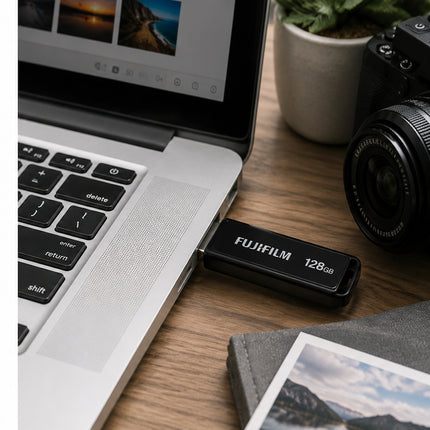 Fujifilm 128GB USB 2.0 Flash Drive High Capacity Portable Memory Stick