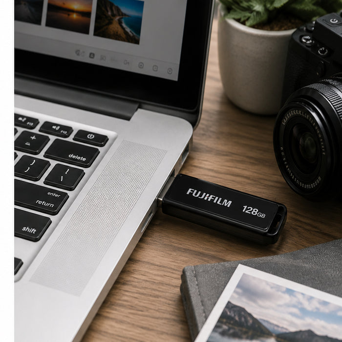Fujifilm 128GB USB 2.0 Flash Drive High Capacity Portable Memory Stick