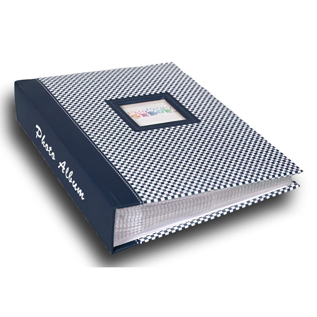 200 6X4 Elements Series Memo Photo Album Blue