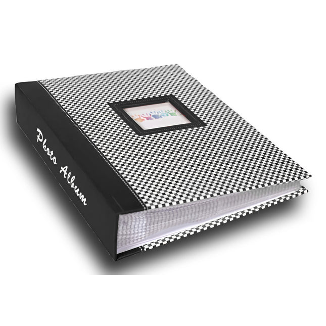 200 6X4 Elements Series Memo Photo Album Black