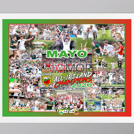 75 Years in the Making Mayo GAA All-Ireland Champions 2026 Limited Edition Print