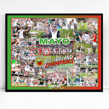 75 Years in the Making Mayo GAA All-Ireland Champions 2026 Limited Edition Print