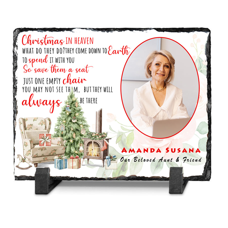 Christmas In Heaven Remembrance Slates