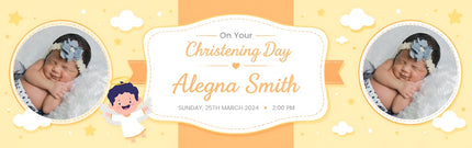 Celebrating A New Beginning! Personalised Banner