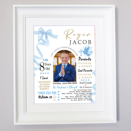 Personalised Confirmation Day Photo Frame