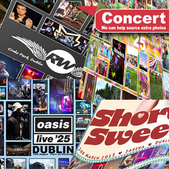Custom concert photo collage example