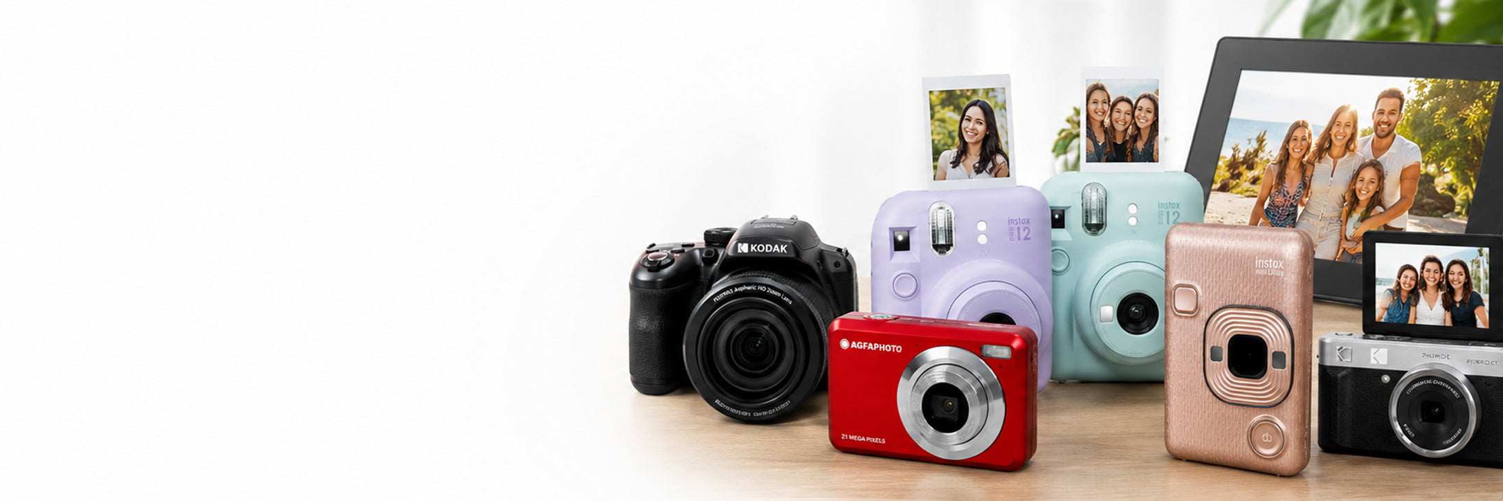 Digital Cameras and Fujifilm Instax Cameras