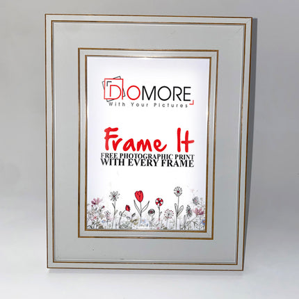 7X5 Sky Grey Chic Home Decor Emma Photo Frame