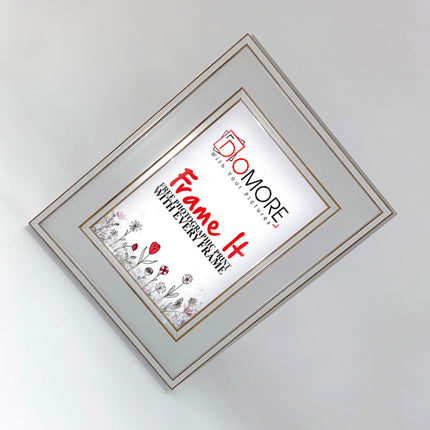 7X5 Sky Grey Chic Home Decor Emma Photo Frame