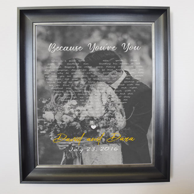 Wedding Song On Picture Photo Collage Wall Art