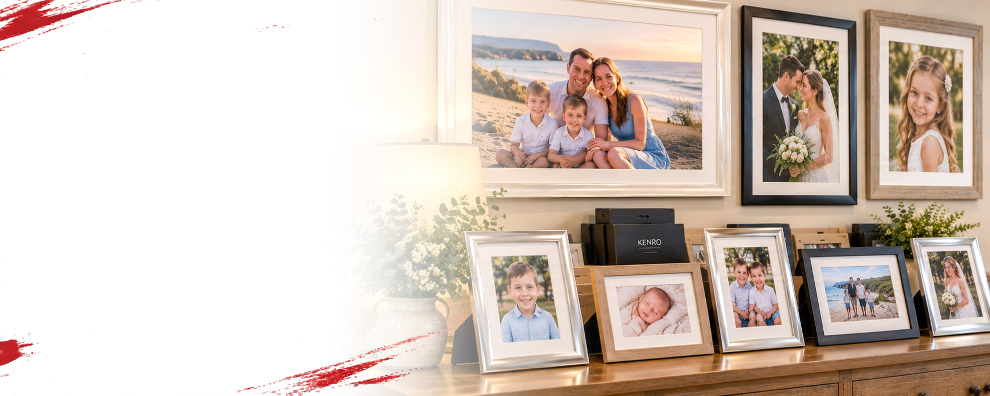 Framed photo prints made from your own photographs