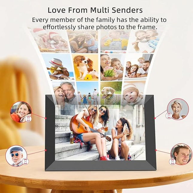 10″ Frameo WiFi Digital Photo Frame Share Life’s Moments Instantly