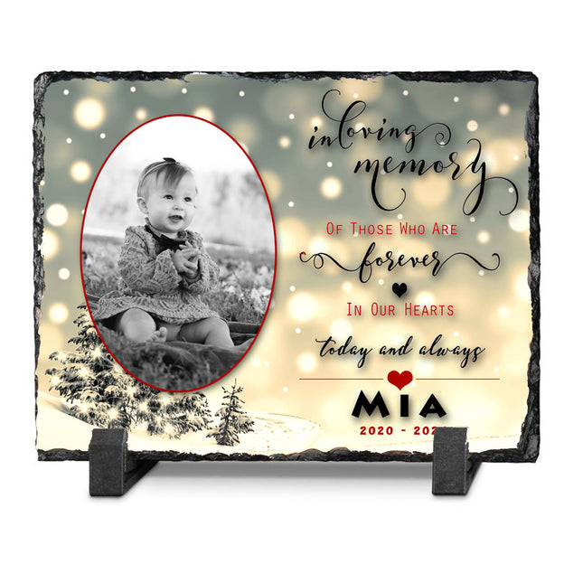 In Loving Memory, Today and Always Remembrance Slate