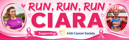 RUN RUN RUN Personalised Photo Banner