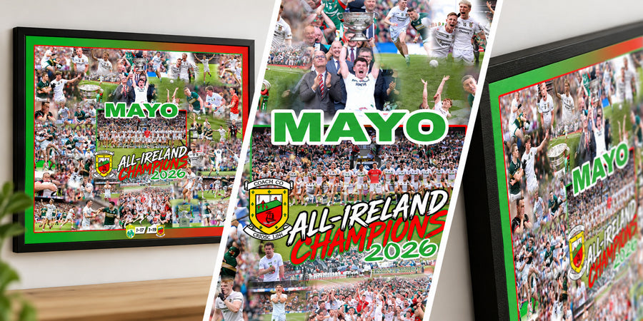 Mayo GAA memories and green and red supporter design