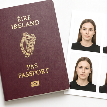 Irish passport photos in Donegal