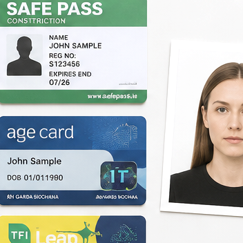 Safe Pass Age Card Bus Pass and ID photos in Donegal