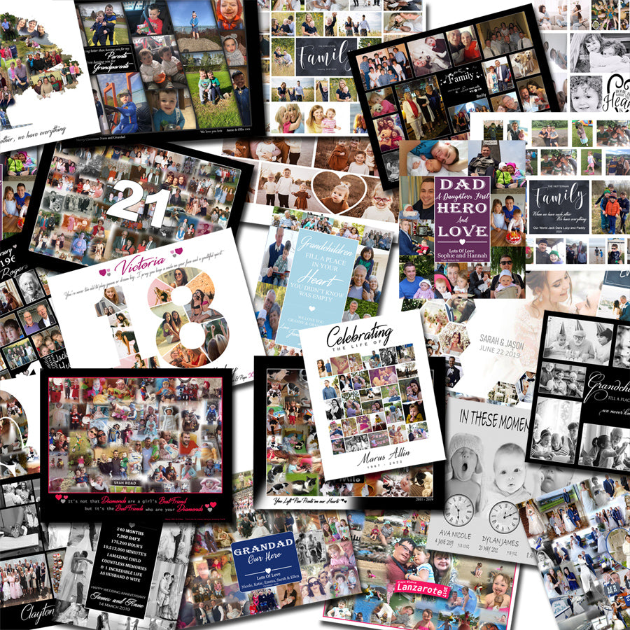 Personalised pet photo collage gift Ireland