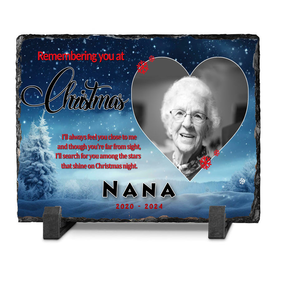 Remembering You At Christmas Remembrance Slate