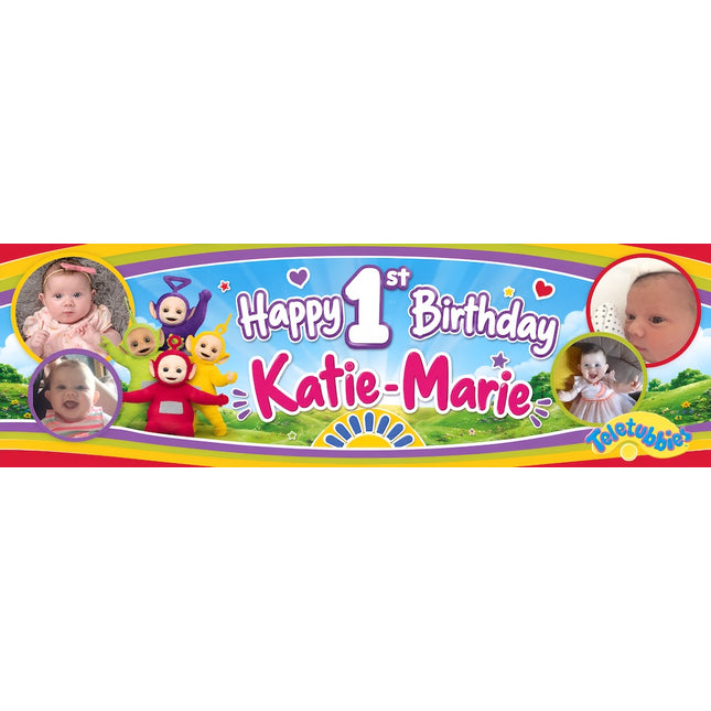 Teletubbies Personalised Photo Banner