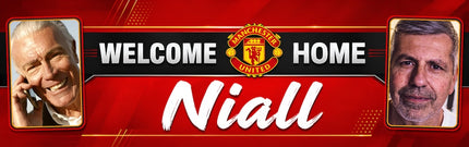 Welcome Home Football Personalised Photo Banner