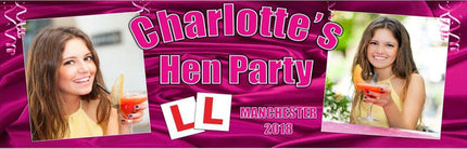 Girls On Tour Hen Party Personalised Bus Banner