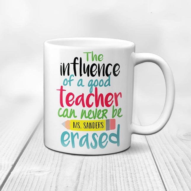A Good Teacher Will Never Be Forgotton Thank You Mug