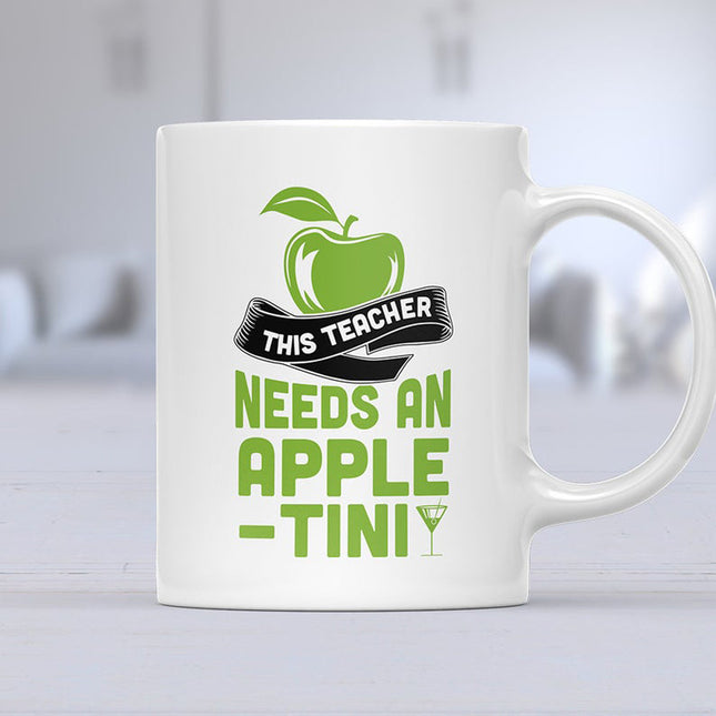 This Teacher Needs Appletini Mug