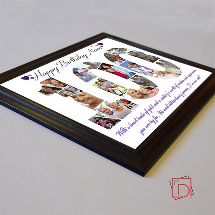 This Is Your 100th Birthday Celebration Framed Photo Collage