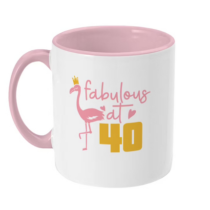 Fabulous at -  Birthday Novelty Mug