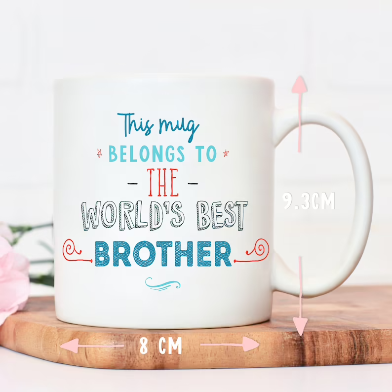 Worlds Best Brother - Family Novelty Mug