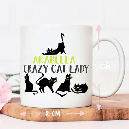 Crazy Cat Lady -  Animalistic Novelty Mug