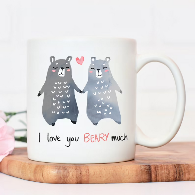 Love You Beary Much -  Animalistic Novelty Mug