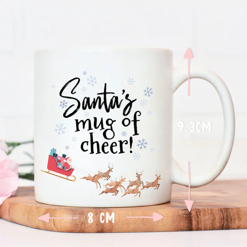 Santas Mug Of Cheer - Funny Novelty Mug