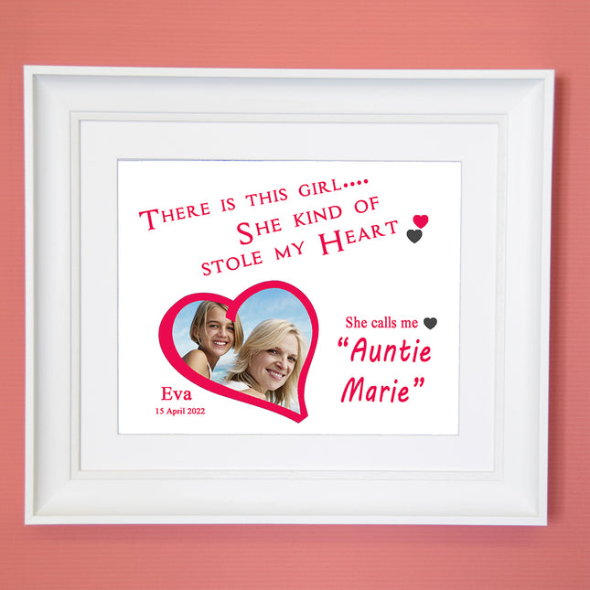 There is the Girl.. Sentiment Gift Frame