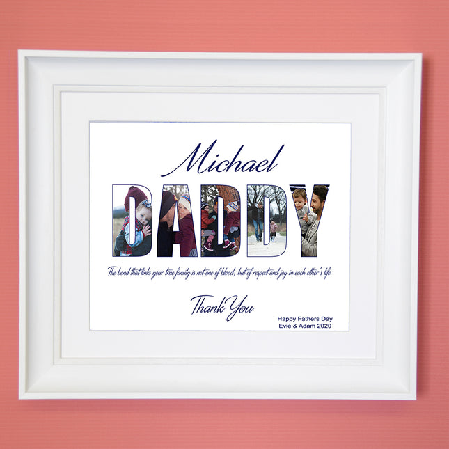 Dad Lettering To You Wall Art - Do More With Your Pictures