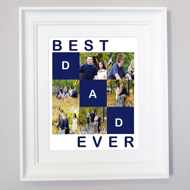 Best Dad Ever Sentiment Wall Art - Do More With Your Pictures