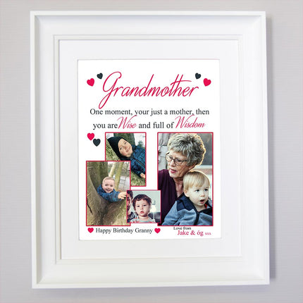 Grandmother I Will Look Up To You Sentiment Wall Art - Do More With Your Pictures