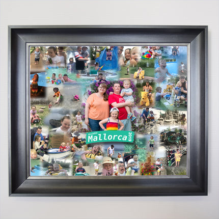 Fun Abroad Framed Photo Collage - Do More With Your Pictures