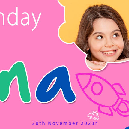 its Your Birthday Party Personalised Photo Banner
