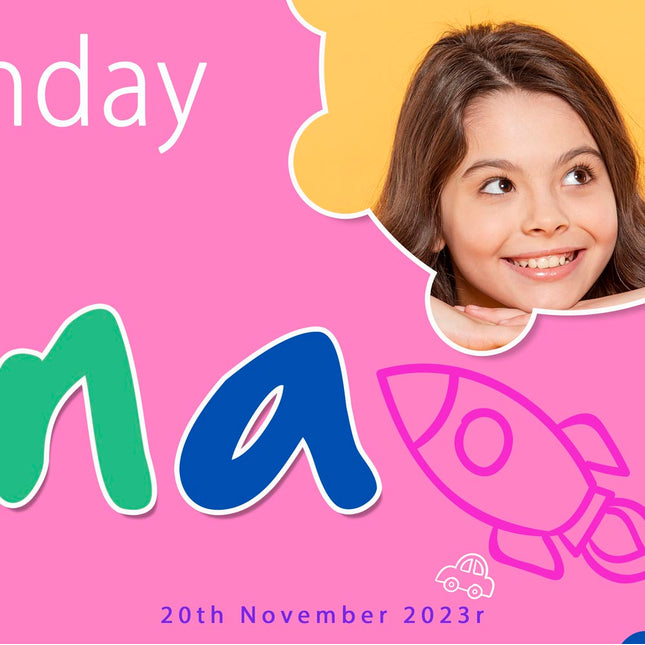 its Your Birthday Party Personalised Photo Banner