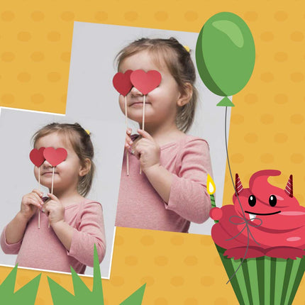 Cupcakes Everywhere Birthday Party Personalised Photo Banner
