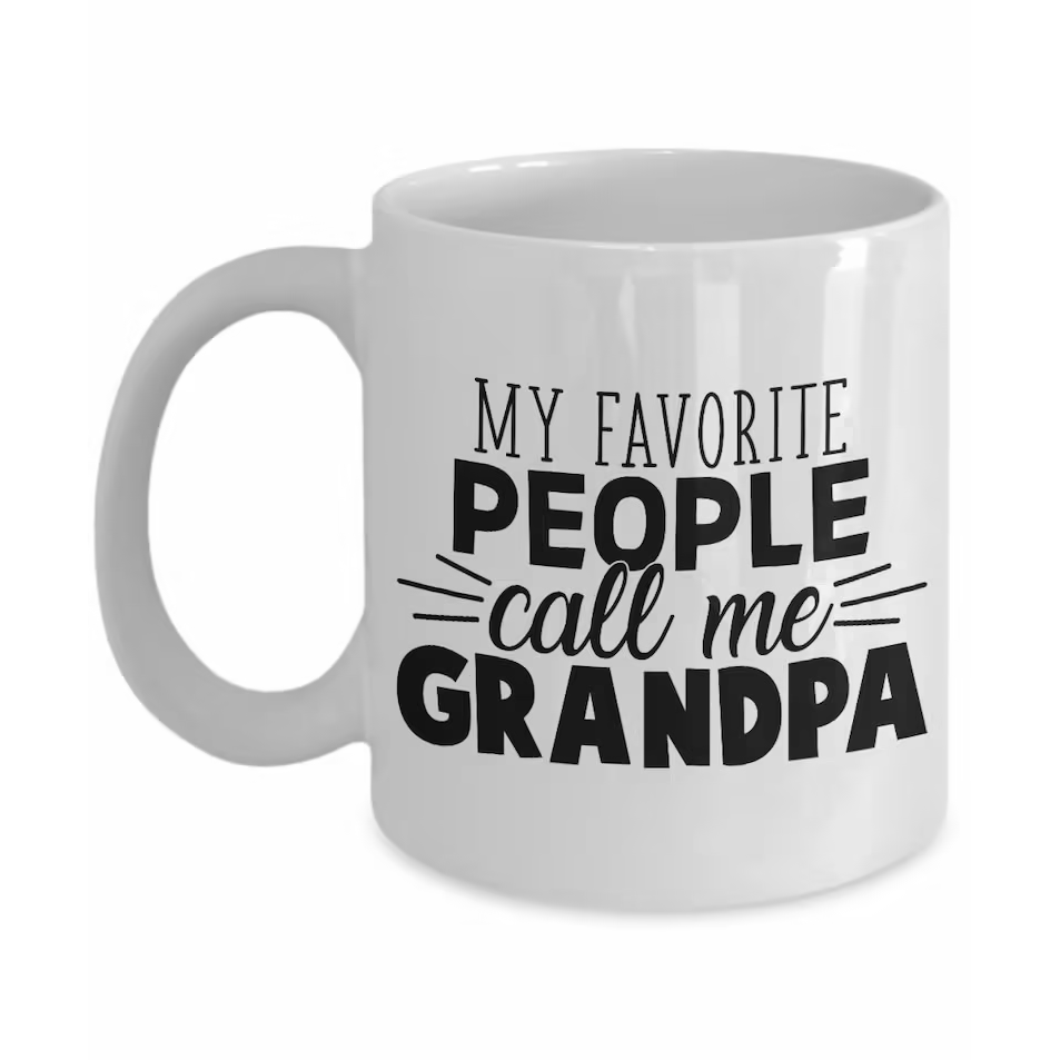 Favourite People Call Me Grandma - Family Novelty Mug