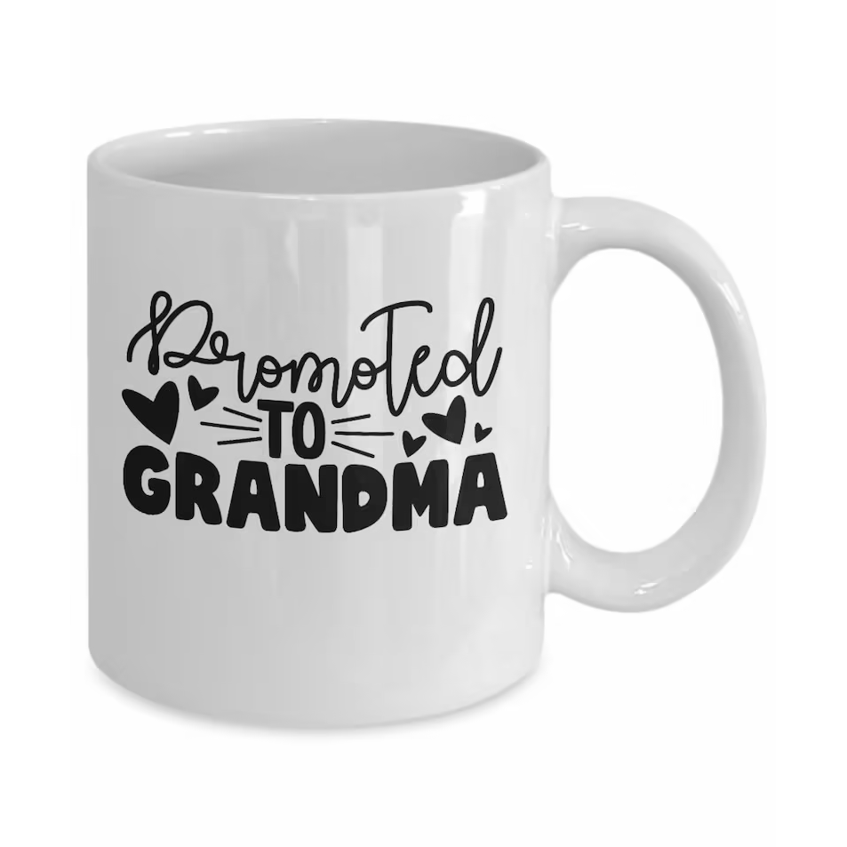 Promoted To Grandma - Family Novelty Mug