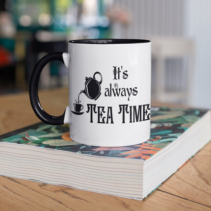 Always Time For Tea - Custom Caricature Mug